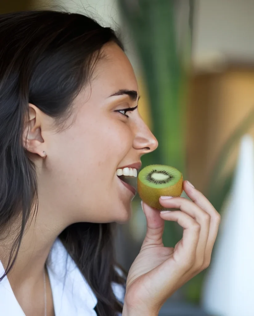 person-eating-kiwi